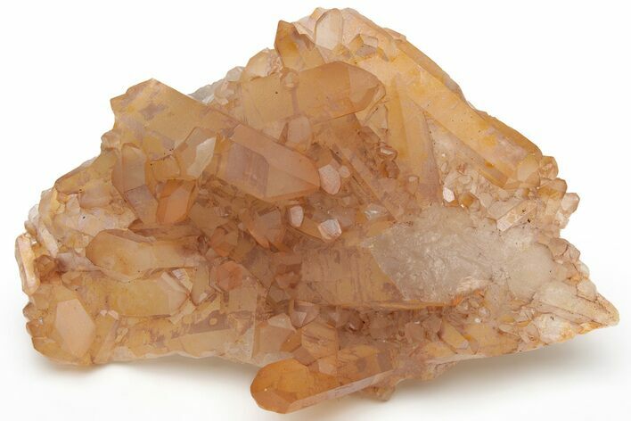 Tangerine Quartz Crystal Cluster - Brazil #229449